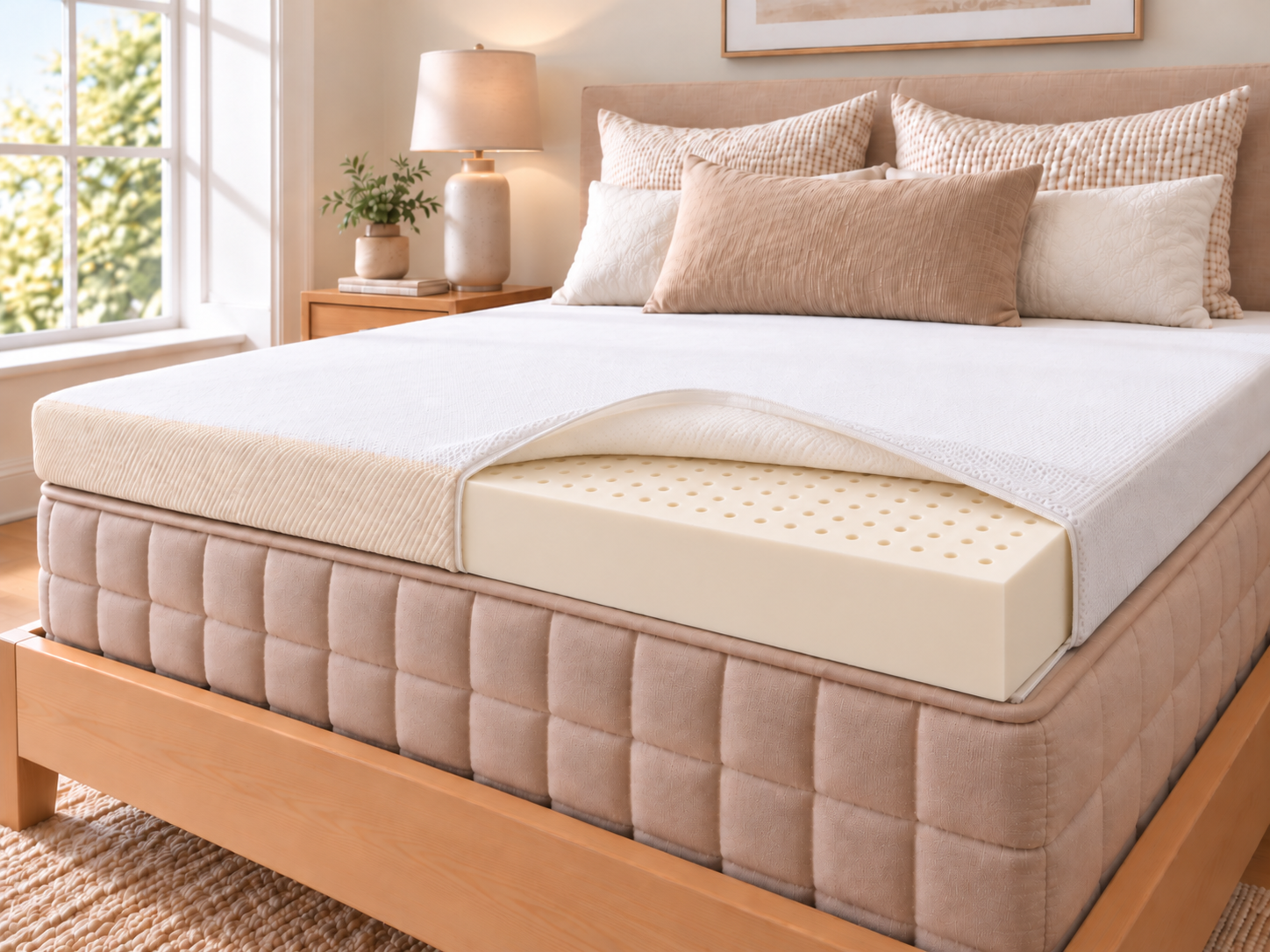 talalay latex mattress topper