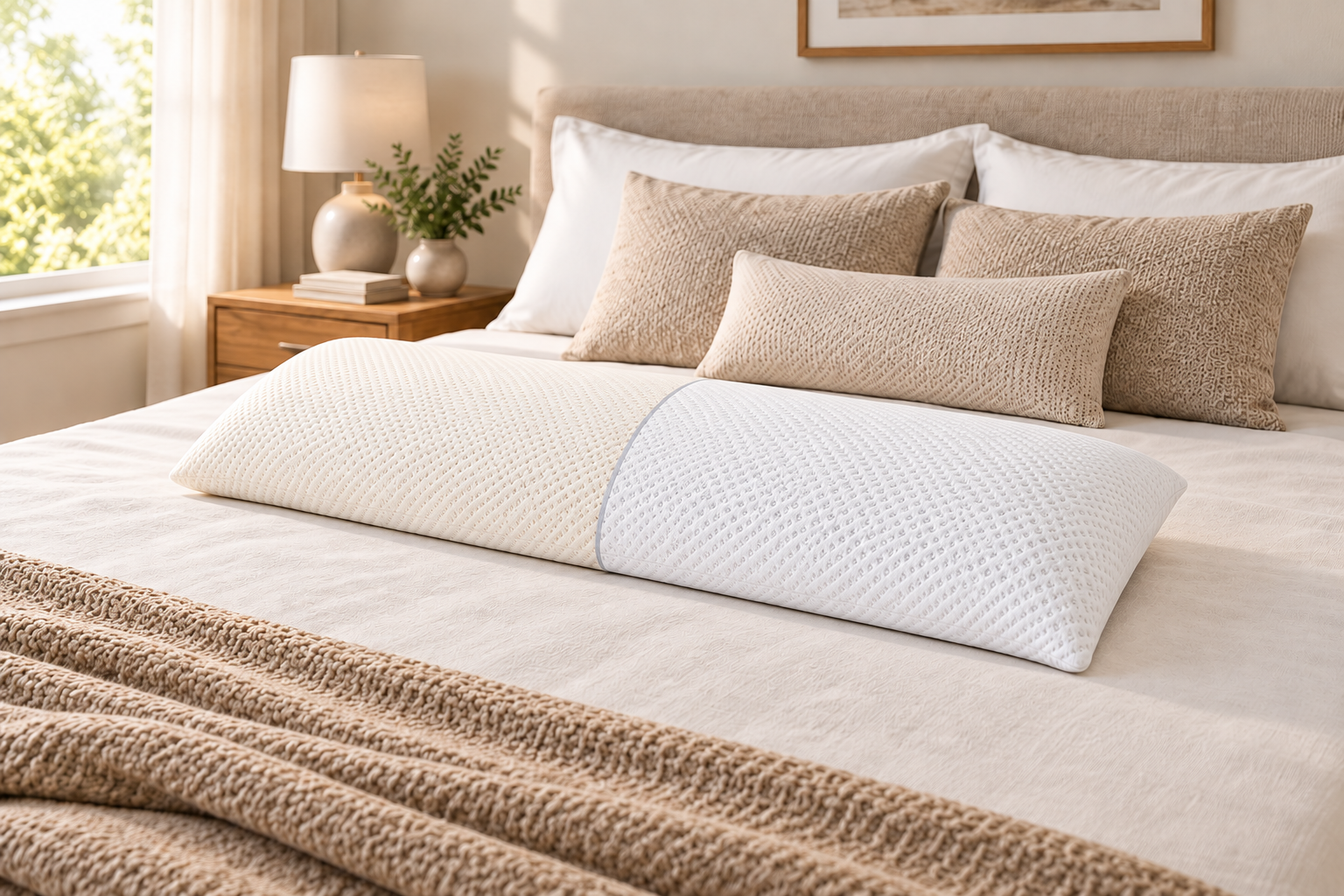 talalay latex soft/firm body pillow